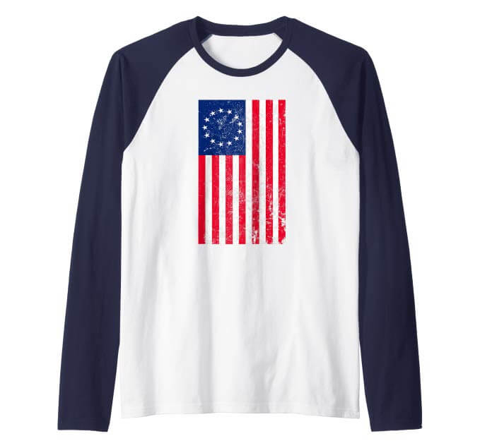 トップス KAPITAL BETSY ROSS FLAG HIPPIE L/S TEE KAPITAL BETSY ROSS FLAG HIPPIE L/S TEE Betsy Ross Flag Tee Shirts
